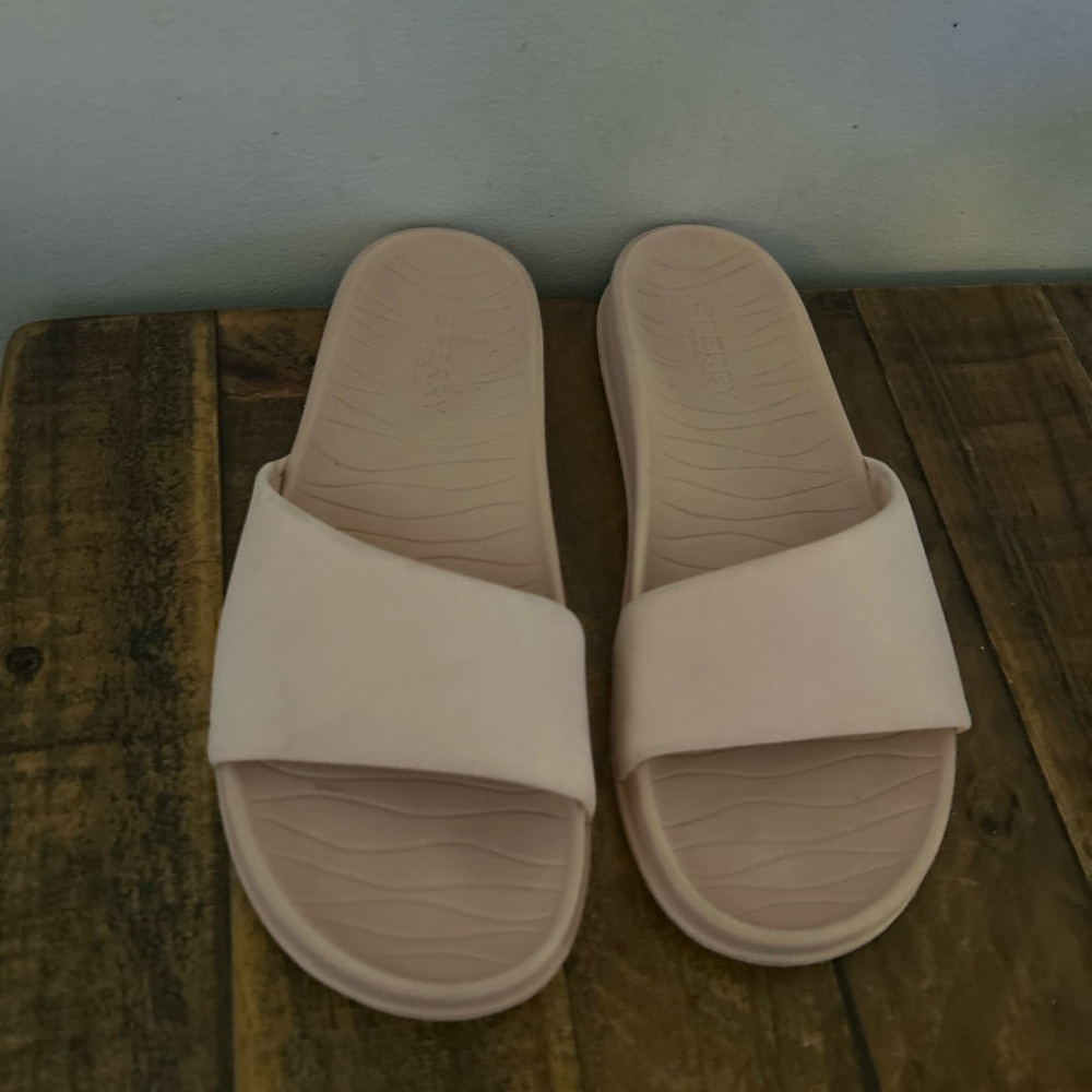 Women's Pink Sperry Slide Sandals